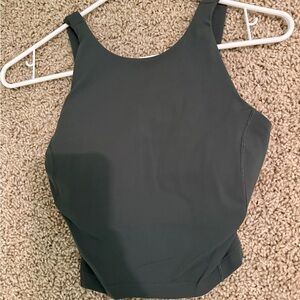 Lululemon Olive Green Sleeveless Tank Top